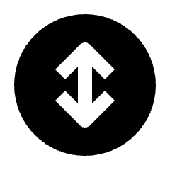 Arrow Fit To Height Circle Fill Icon from Outlined Fill - Streamline Material Set