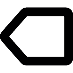 Arrow Left 2 Alternate Icon from Ultimate Bold Set