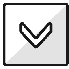 Arrow Rectangle Down 1 Icon from Ultimate Colors Set