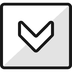 Arrow Rectangle Down 2 Icon from Ultimate Colors Set