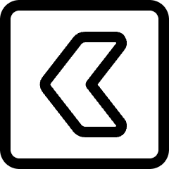 Arrow Rectangle Left 2 Icon from Ultimate Regular Set