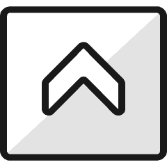Arrow Rectangle Up 2 Icon from Ultimate Colors Set