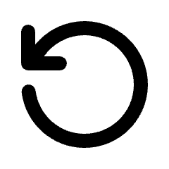 Arrow Reload Icon from Rounded Line - Streamline Material Set