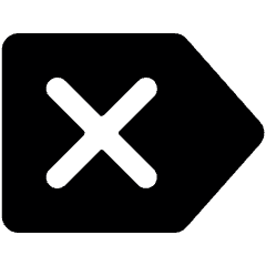 Arrow Right X Icon from Ultimate Bold Set