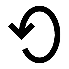 Arrow Rotate Vertical Fill Icon from Sharp Fill - Material Pro Set