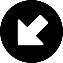 Arrow Thick Circle Bottom Left Corner Icon from Ultimate Bold Set