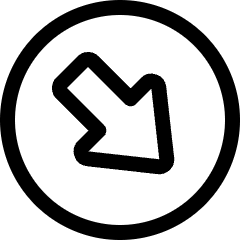 Arrow Thick Circle Bottom Right Corner Icon from Ultimate Regular Set