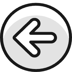 Arrow Thick Circle Left 2 Icon from Ultimate Colors Set