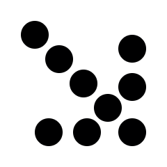 Arrow Thick Dot Corner Down Right Icon from Ultimate Bold Set