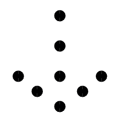 Arrow Thick Dot Down Icon from Ultimate Regular Set