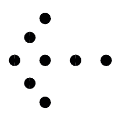 Arrow Thick Dot Left Icon from Ultimate Regular Set