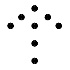 Arrow Thick Dot Up Icon from Ultimate Regular Set