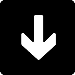 Arrow Thick Down 4 Icon from Ultimate Bold Set