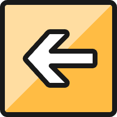 Arrow Thick Left 4 Icon from Ultimate Colors Set