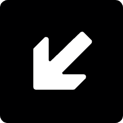 Arrow Thick Left Bottom Corner 4 Icon from Ultimate Bold Set