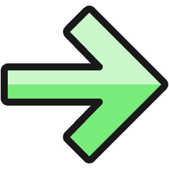 Arrow Thick Right 1 Icon from Ultimate Colors Set