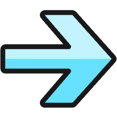 Arrow Thick Right 3 Icon from Ultimate Colors Set