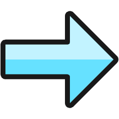 Arrow Thick Right Icon from Ultimate Colors Set