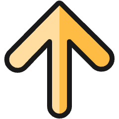 Arrow Thick Up 2 Icon from Ultimate Colors Set