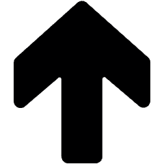 Arrow Thick Up 3 Icon from Ultimate Bold Set