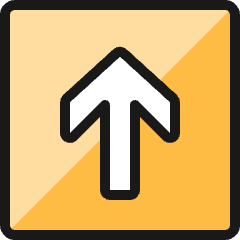 Arrow Thick Up 4 Icon from Ultimate Colors Set