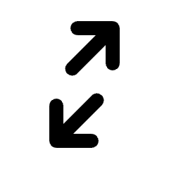 Arrow Transfer Diagonal 3 Icon from Rounded Line - Streamline Material Set