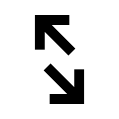 Arrow Transfer Diagonal 4 Fill Icon from Sharp Fill - Streamline Material Set