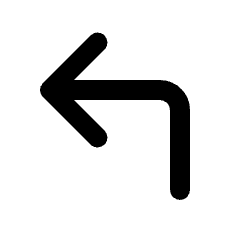 Arrow Up Left Icon from Rounded Line - Streamline Material Set