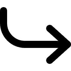 Arrows Bend Down Right 2 Icon from Micro Line Set