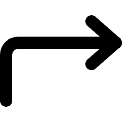 Arrows Bend Right 1 Icon from Micro Line Set