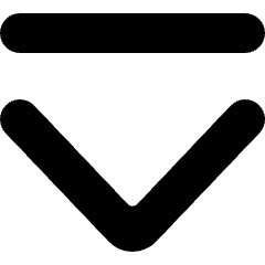 Arrows Button To Bottom Icon from Micro Solid Set