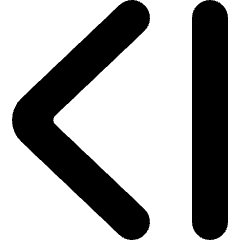 Arrows Button To Left Icon from Micro Solid Set