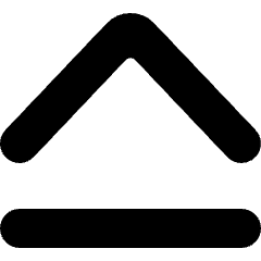 Arrows Button To Top Icon from Micro Solid Set