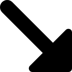Arrows Corner Down Right Icon from Micro Solid Set
