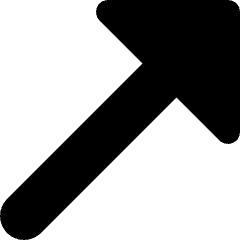 Arrows Corner Up Right Icon from Micro Solid Set