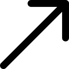 Arrows Corner Up Right Icon from Micro Line Set