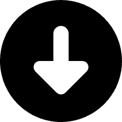 Arrows Down Circle 1 Icon from Micro Solid Set