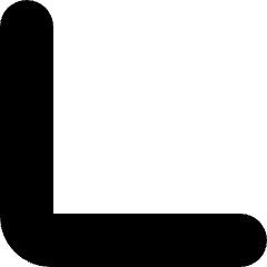 Arrows Downleft Corner Icon from Micro Solid Set