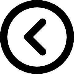 Arrows Left Circle 2 Icon from Micro Line Set