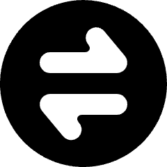 Arrows Move Horizontal Circle Icon from Micro Solid Set