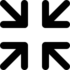 Arrows Shrink 1 Icon from Micro Line Set