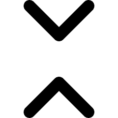 Arrows Shrink Vertical Icon from Micro Line Set