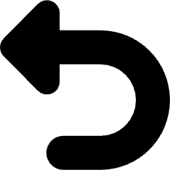 Arrows Turn Backward Icon from Micro Solid Set