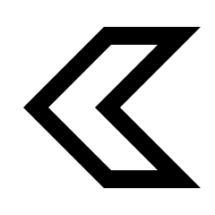 Big Chevron Left Icon from Sharp Line - Streamline Material Set