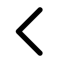 Chevron Backward Icon from Rounded Line - Streamline Material Set