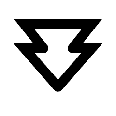 Chevron Double Down Icon from Outlined Line - Material Pro Set