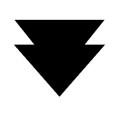 Chevron Double Down Fill Icon from Sharp Fill - Material Pro Set