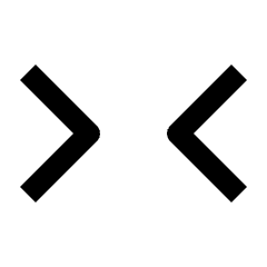 Chevron Less Horizontal Fill Icon from Outlined Fill - Streamline Material Set
