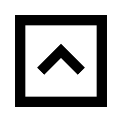 Chevron Up Square Icon from Sharp Line - Material Pro Set