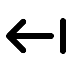 End Icon from Rounded Line - Streamline Material Set